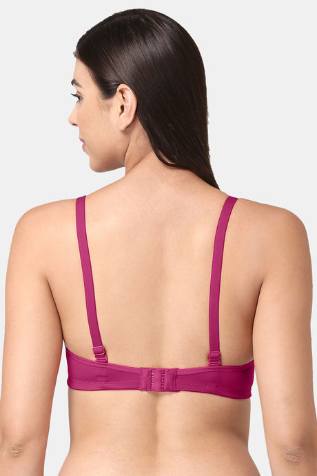 Tweens Padded Non Wired Full Coverage T-Shirt Bra - Magenta — image 2