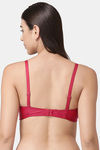 Tweens Padded Non Wired Full Coverage T-Shirt Bra - Maroon — thumbnail 2