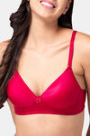 Tweens Padded Non Wired Full Coverage T-Shirt Bra - Maroon — thumbnail 4