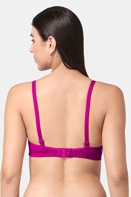 Tweens Padded Non Wired Full Coverage T-Shirt Bra - Wine — image 2