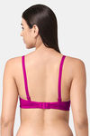 Tweens Padded Non Wired Full Coverage T-Shirt Bra - Wine — thumbnail 2