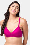 Tweens Padded Non Wired Full Coverage T-Shirt Bra - Wine — thumbnail 3