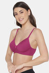 Tweens Padded Non-Wired Medium Coverage T-Shirt Bra - Wine — thumbnail 4