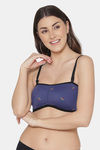 Tweens Padded Non-Wired Full Coverage Tube Bra - Navy Blue Prt — thumbnail 4