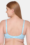 Tweens Double Layered Non-Wired Full Coverage Minimiser Bra - Blue — thumbnail 2
