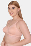 Tweens Double Layered Non-Wired Full Coverage Minimiser Bra - Peach — thumbnail 3