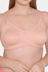 Tweens Double Layered Non-Wired Full Coverage Minimiser Bra - Peach — thumbnail 4