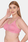 Tweens Double Layered Non-Wired Full Coverage Minimiser Bra - Pink — thumbnail 4