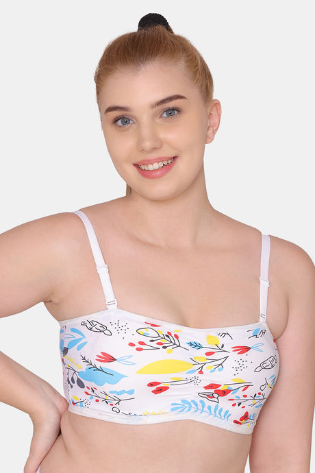 Tweens Padded Non-Wired Medium Coverage Tube Bra - Multicolor — image 3