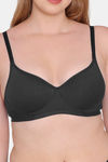 Tweens Padded Non-Wired Full Coverage T-Shirt Bra - Black — thumbnail 5