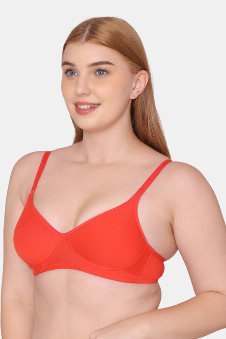 Tweens Padded Non-Wired Full Coverage T-Shirt Bra - Cherry — image 4