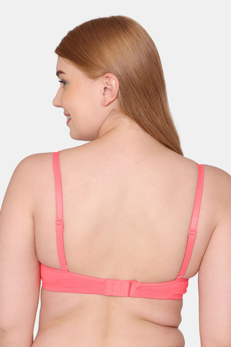 Tweens Padded Non-Wired Full Coverage T-Shirt Bra - Coral — image 2