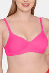 Tweens Padded Non-Wired Full Coverage T-Shirt Bra - Dark Pink — thumbnail 5