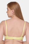 Tweens Padded Non-Wired Full Coverage T-Shirt Bra - Lemon — thumbnail 2