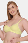 Tweens Padded Non-Wired Full Coverage T-Shirt Bra - Lemon — thumbnail 3