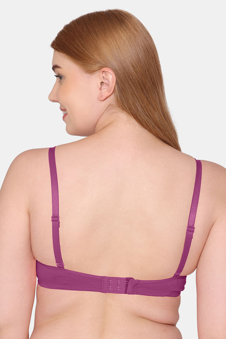Tweens Padded Non-Wired Full Coverage T-Shirt Bra - Magenta — image 2