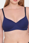 Tweens Padded Non-Wired Full Coverage T-Shirt Bra - Navy Blue — thumbnail 5