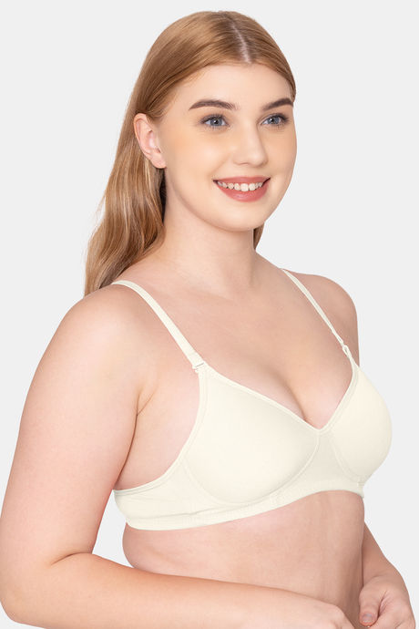 Tweens Padded Non-Wired Full Coverage T-Shirt Bra - Off White — image 3