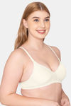 Tweens Padded Non-Wired Full Coverage T-Shirt Bra - Off White — thumbnail 3