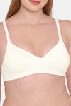 Tweens Padded Non-Wired Full Coverage T-Shirt Bra - Off White — thumbnail 5