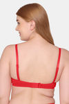 Tweens Padded Non-Wired Full Coverage T-Shirt Bra - Red — thumbnail 2