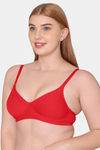Tweens Padded Non-Wired Full Coverage T-Shirt Bra - Red — thumbnail 4