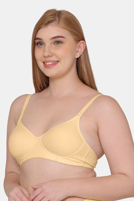 Tweens Padded Non-Wired Full Coverage T-Shirt Bra - Skin — image 4