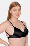 Tweens Padded Non-Wired Full Coverage T-Shirt Bra - Black — thumbnail 3