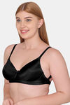 Tweens Padded Non-Wired Full Coverage T-Shirt Bra - Black — thumbnail 4
