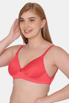 Tweens Padded Non-Wired Full Coverage T-Shirt Bra - Coral — thumbnail 3