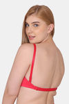 Tweens Padded Non-Wired Full Coverage T-Shirt Bra - Red — thumbnail 2