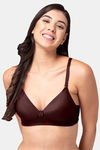 Tweens Padded Non-Wired Full Coverage T-Shirt Bra - Coffee — thumbnail 3