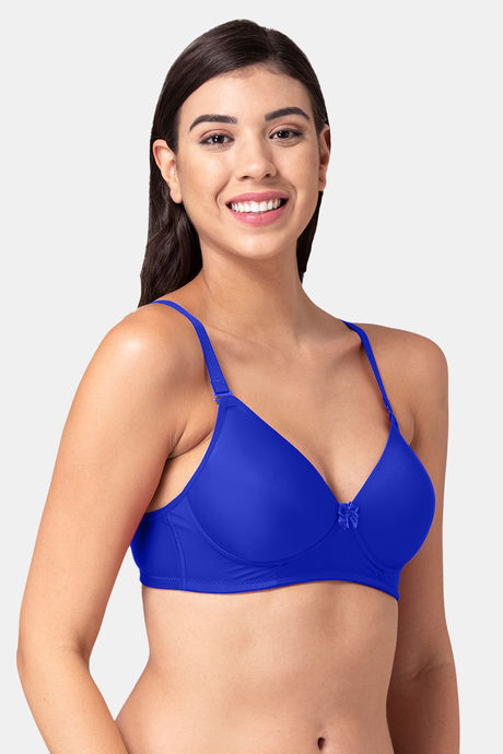 Tweens Padded Non-Wired Full Coverage T-Shirt Bra - Navy — image 3