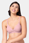 Tweens Padded Non-Wired Full Coverage T-Shirt Bra - Plum — thumbnail 1