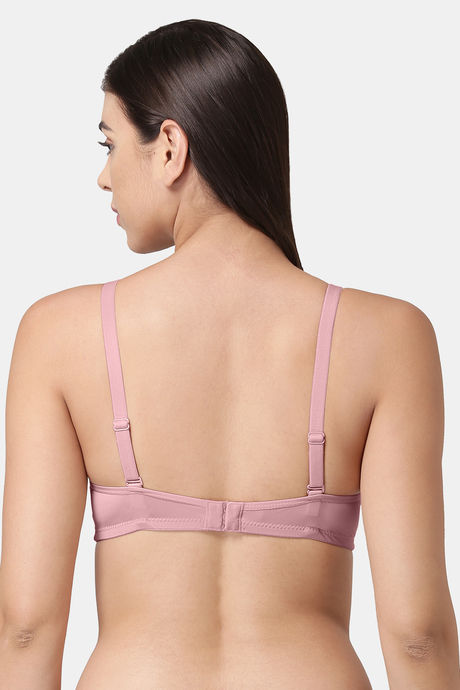 Tweens Padded Non-Wired Full Coverage T-Shirt Bra - Plum — image 2
