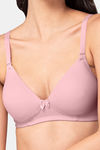 Tweens Padded Non-Wired Full Coverage T-Shirt Bra - Plum — thumbnail 5