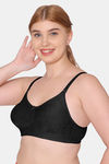 Tweens Double Layered Non-Wired Full Coverage T-Shirt Bra - Black — thumbnail 4