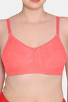 Tweens Double Layered Non-Wired Full Coverage T-Shirt Bra - Coral — thumbnail 5