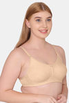 Tweens Double Layered Non-Wired Full Coverage T-Shirt Bra - Fawn — thumbnail 3