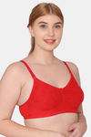 Tweens Double Layered Non-Wired Full Coverage T-Shirt Bra - Red — thumbnail 3