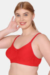 Tweens Double Layered Non-Wired Full Coverage T-Shirt Bra - Red — thumbnail 4