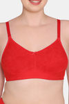 Tweens Double Layered Non-Wired Full Coverage T-Shirt Bra - Red — thumbnail 5
