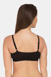 Tweens Double Layered Non-Wired Full Coverage T-Shirt Bra - Black — thumbnail 2