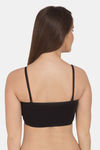 Tweens Double Layered Non-Wired Full Coverage T-Shirt Bra - Black — thumbnail 2