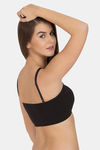 Tweens Double Layered Non-Wired Full Coverage T-Shirt Bra - Black — thumbnail 3