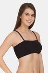 Tweens Double Layered Non-Wired Full Coverage T-Shirt Bra - Black — thumbnail 4
