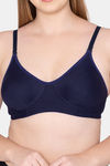 Tweens Double Layered Non-Wired Full Coverage T-Shirt Bra - Blue — thumbnail 5