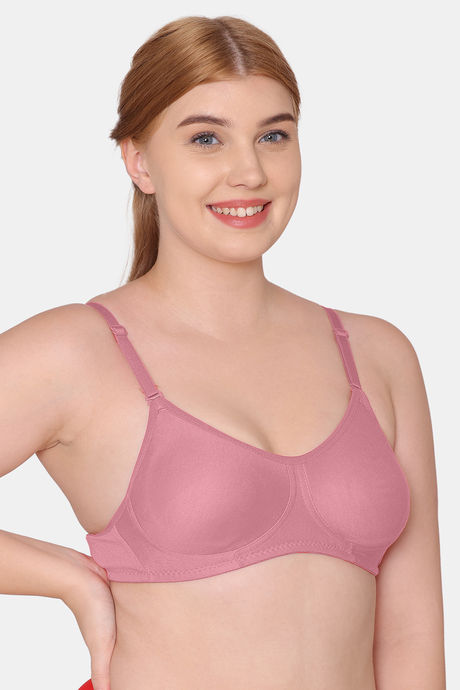 Tweens Double Layered Non-Wired Full Coverage T-Shirt Bra - Pink — image 4