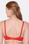 Tweens Double Layered Non-Wired Full Coverage T-Shirt Bra - Red — thumbnail 2