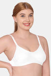 Tweens Double Layered Non-Wired Full Coverage T-Shirt Bra - White — thumbnail 4